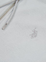 Mens Double Horsemen Zip Hoodie in High Rise