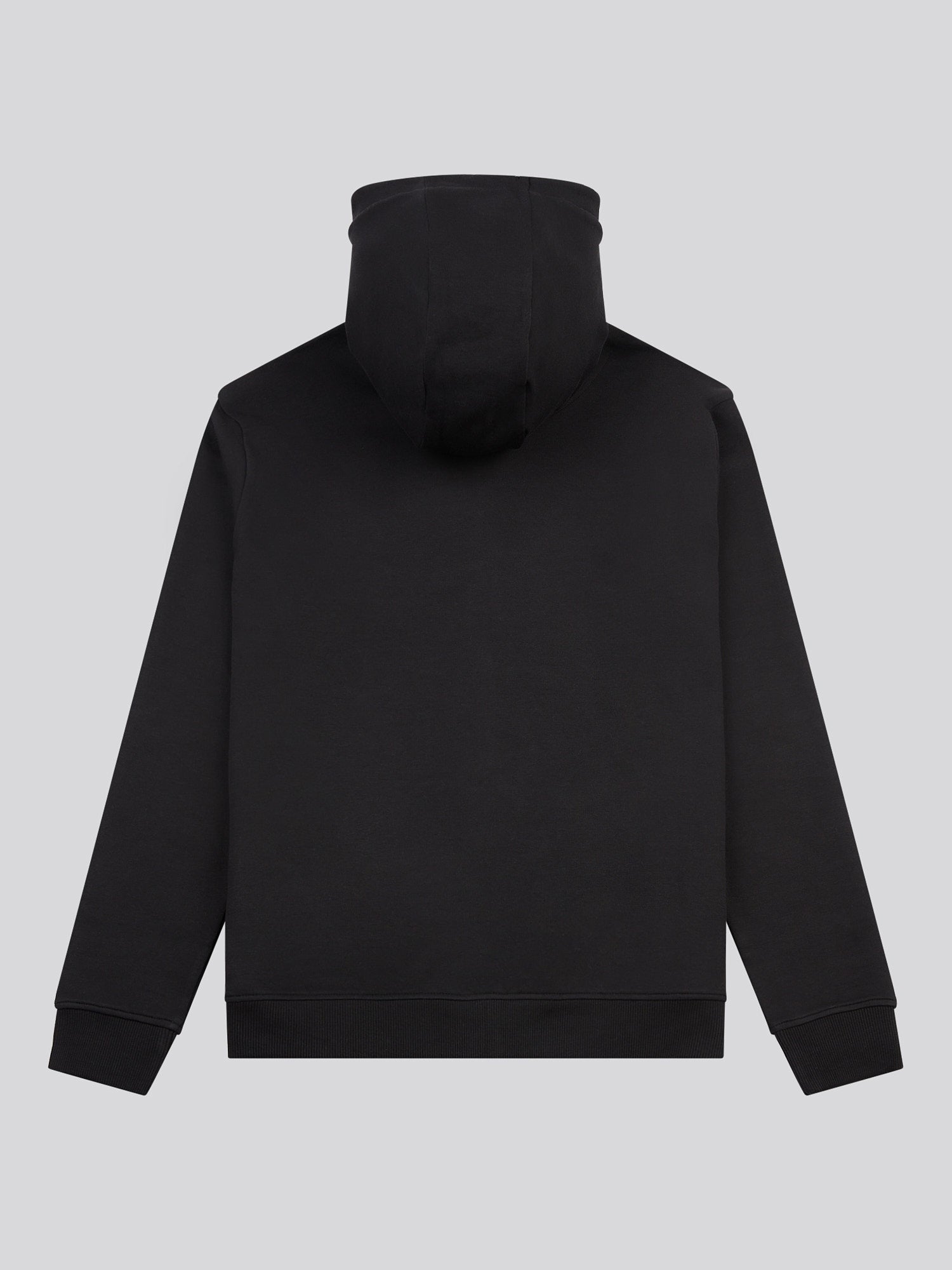 Mens Double Horsemen Zip Hoodie in Black Bright White DHM