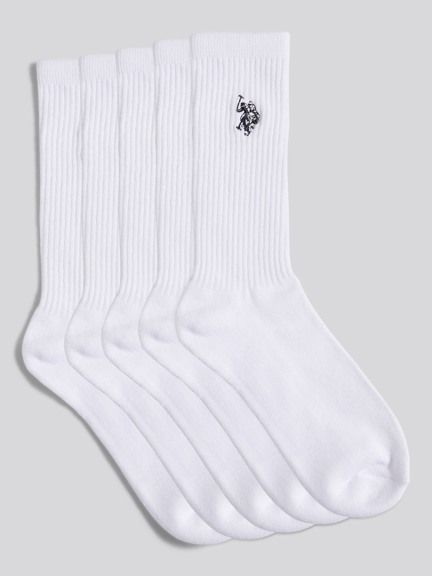 Mens 3 Pack Classic Sport Socks Bright White