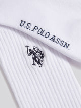 Mens 3 Pack Classic Sport Socks Bright White