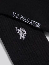 Mens 3 Pack Classic Sport Socks Black Bright White DHM
