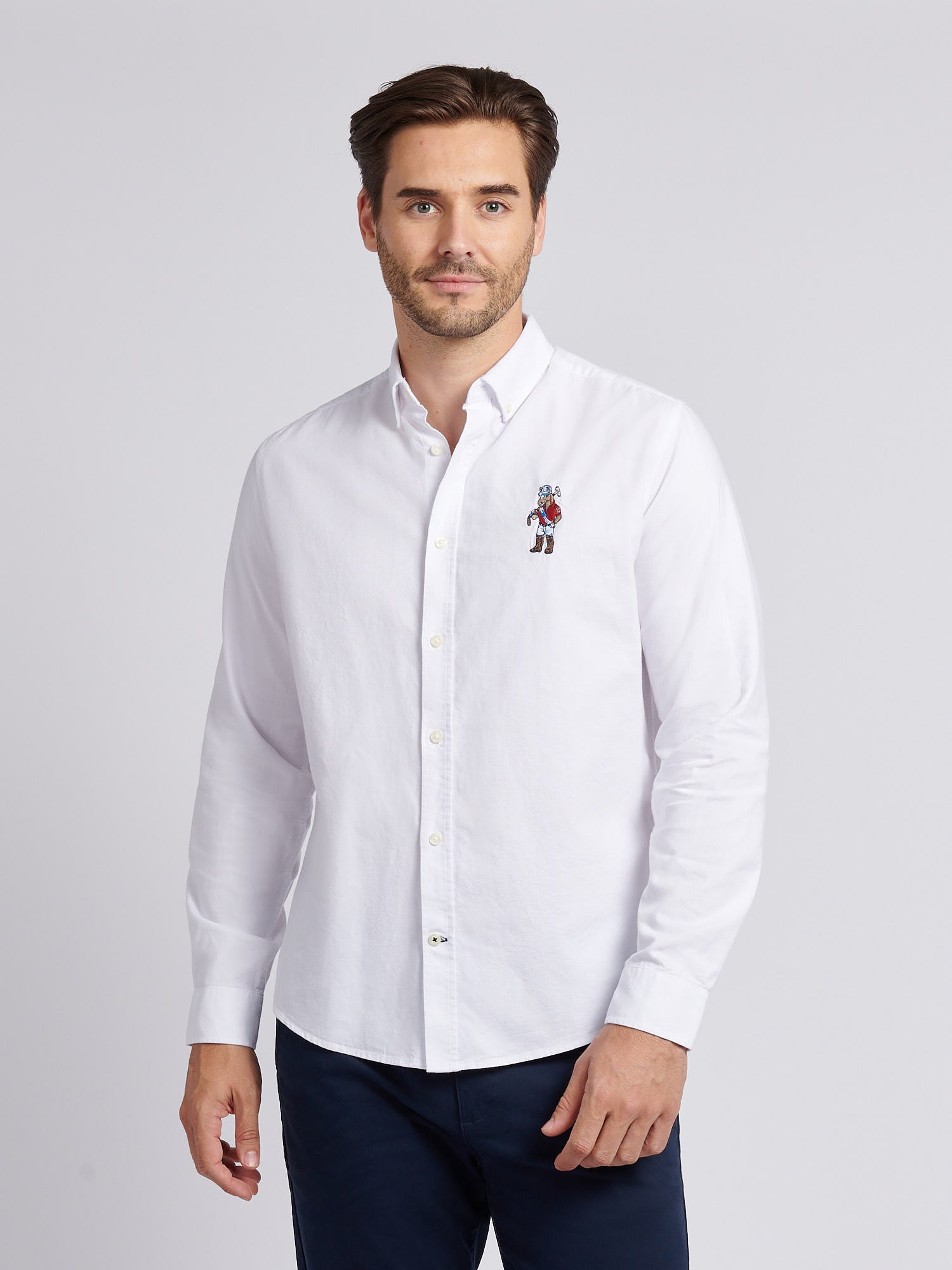 Mens Chuck Oxford Shirt Bright White