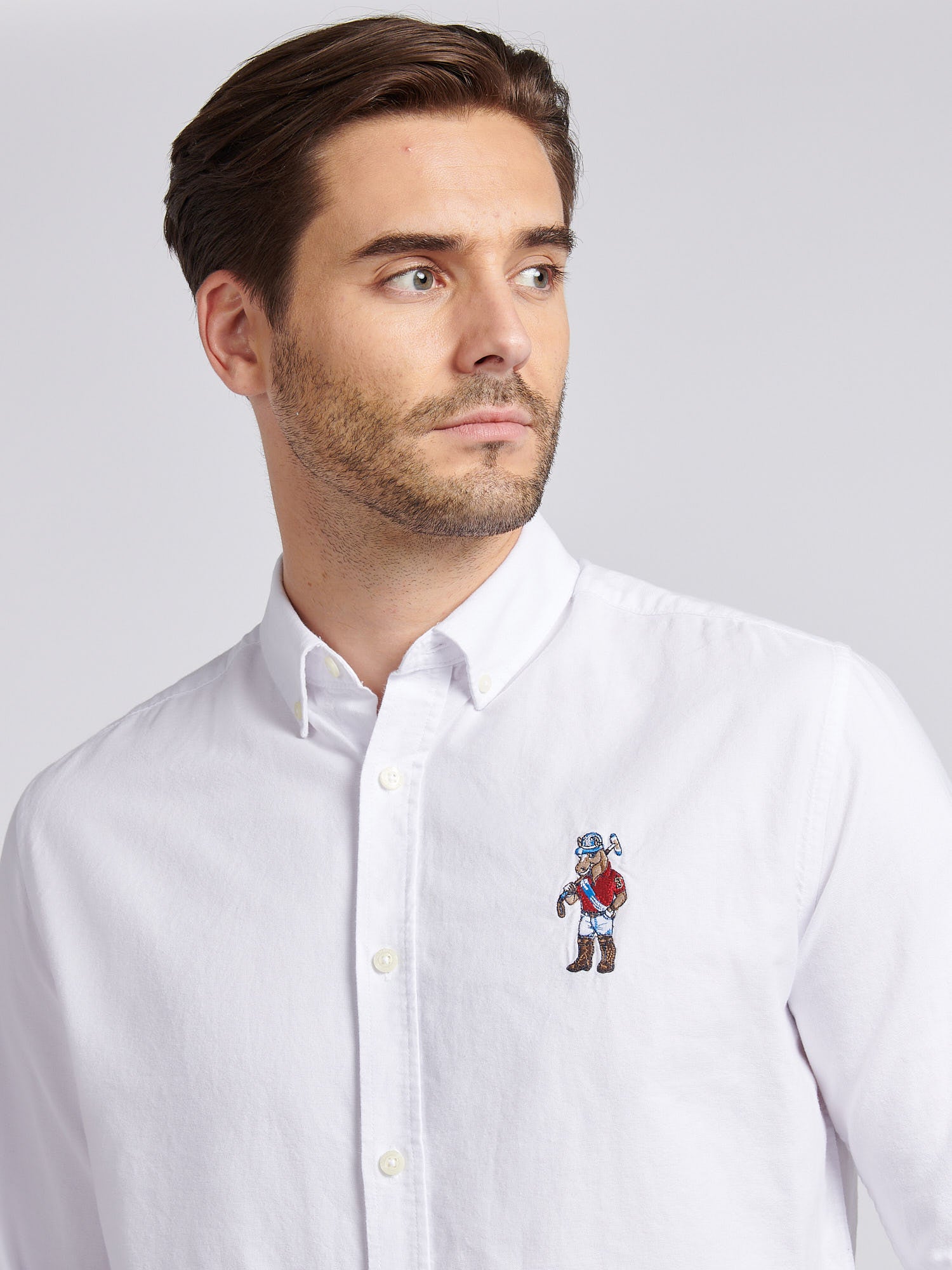 Mens Chuck Oxford Shirt Bright White