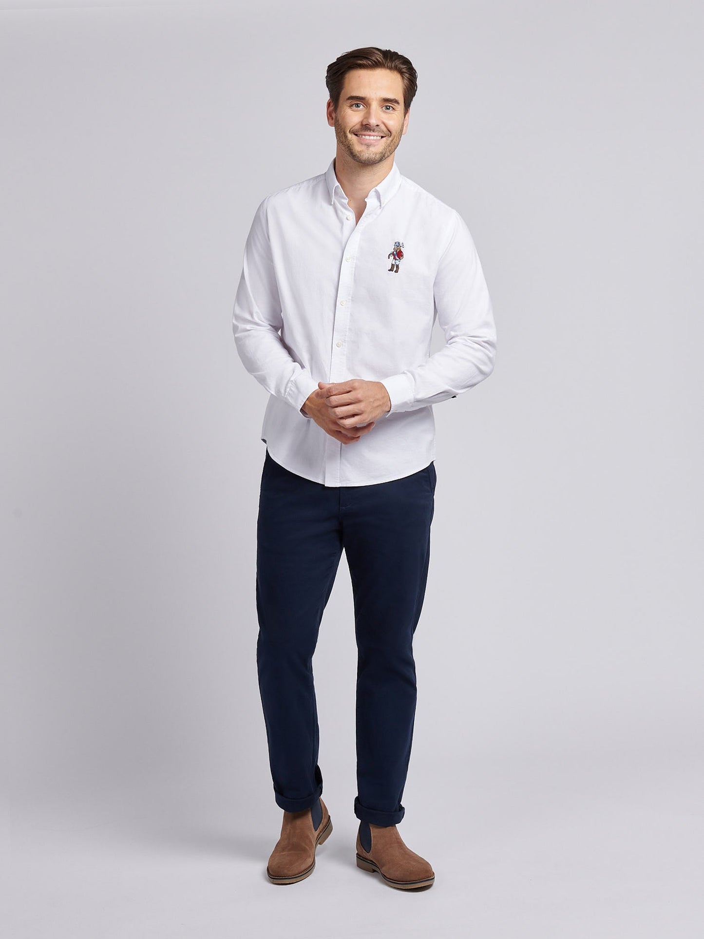 Mens Chuck Oxford Shirt Bright White