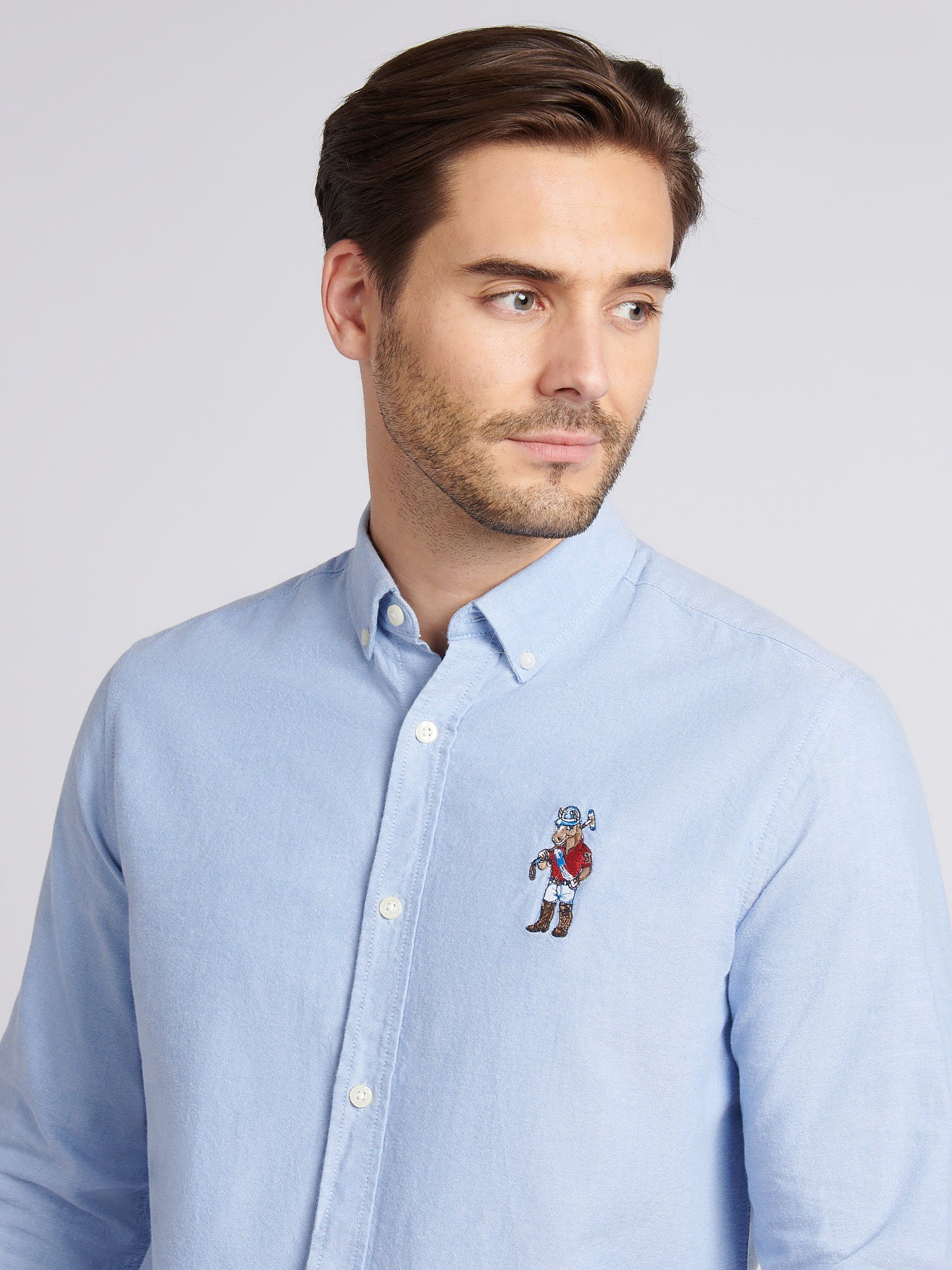 Mens Chuck Oxford Shirt Blue Yonder