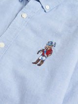 Mens Chuck Oxford Shirt Blue Yonder