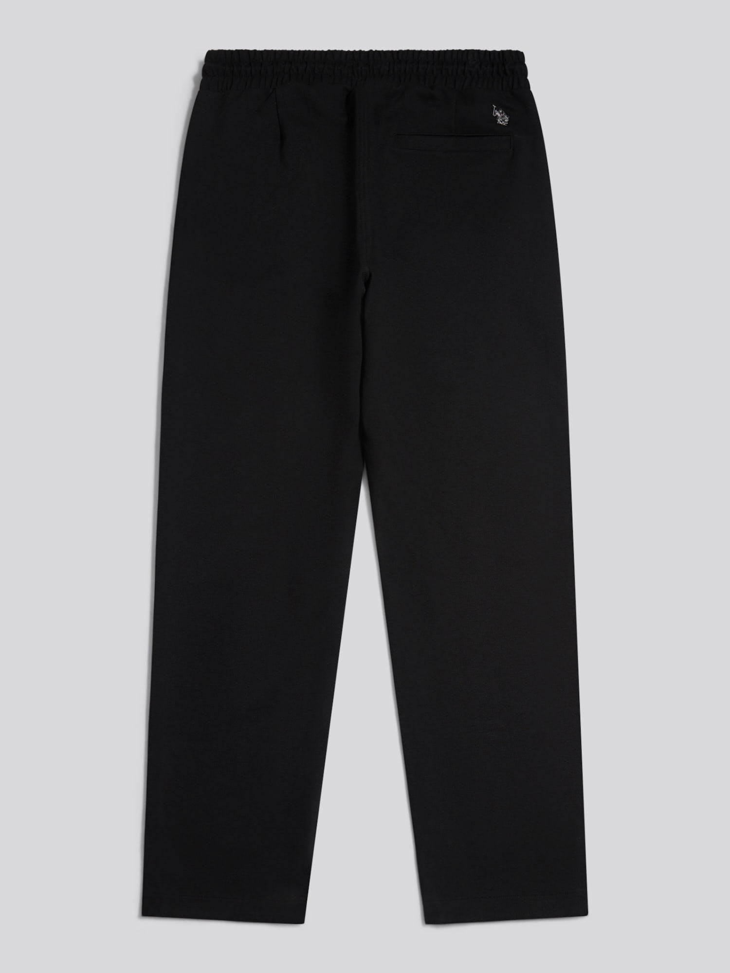 Mens Jersey Double Horsemen Trousers Black