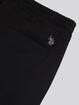 Mens Jersey Double Horsemen Trousers Black