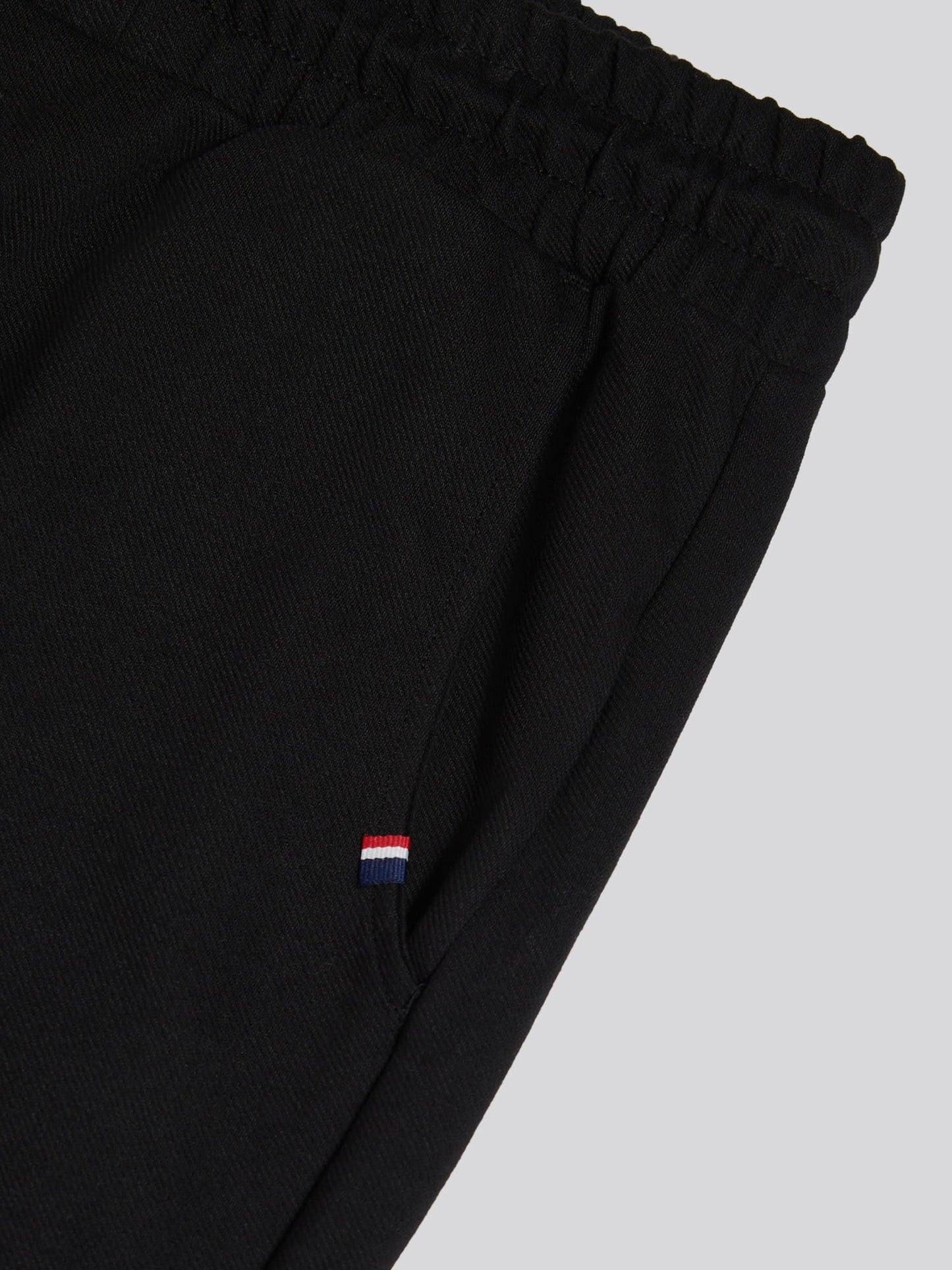 Mens Jersey Double Horsemen Trousers Black