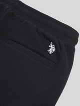 Mens Double Horsemen Cargo Sweat Jogger in Black