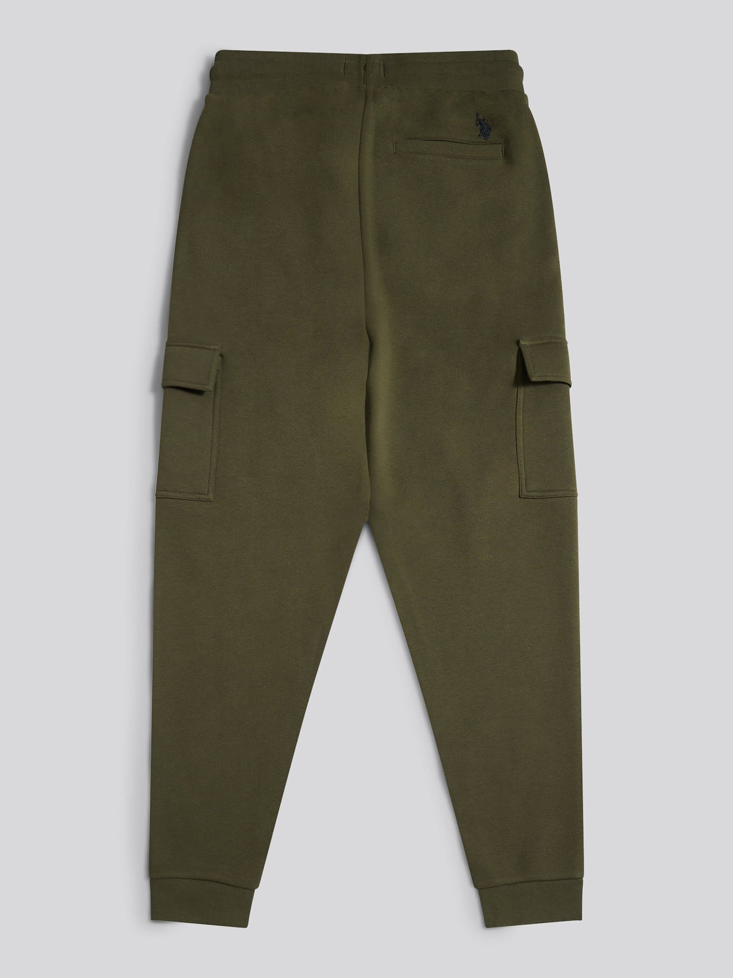 Mens Double Horsemen Cargo Sweat Jogger in Forest Night