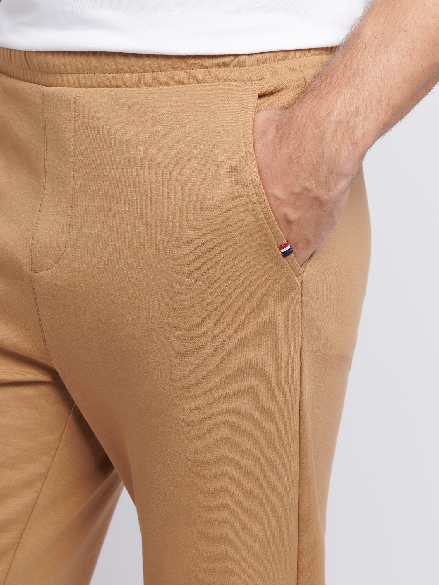 Mens Comfort Drawstring Smart Jogger in Tigers Eye