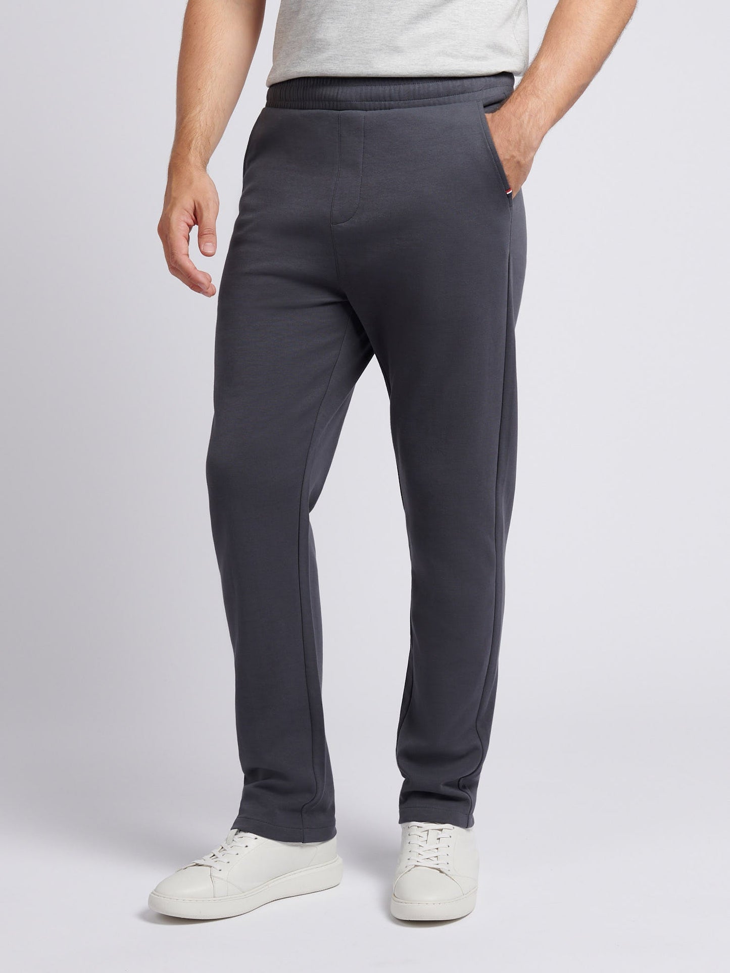 Mens Comfort Drawstring Smart Jogger in Ebony