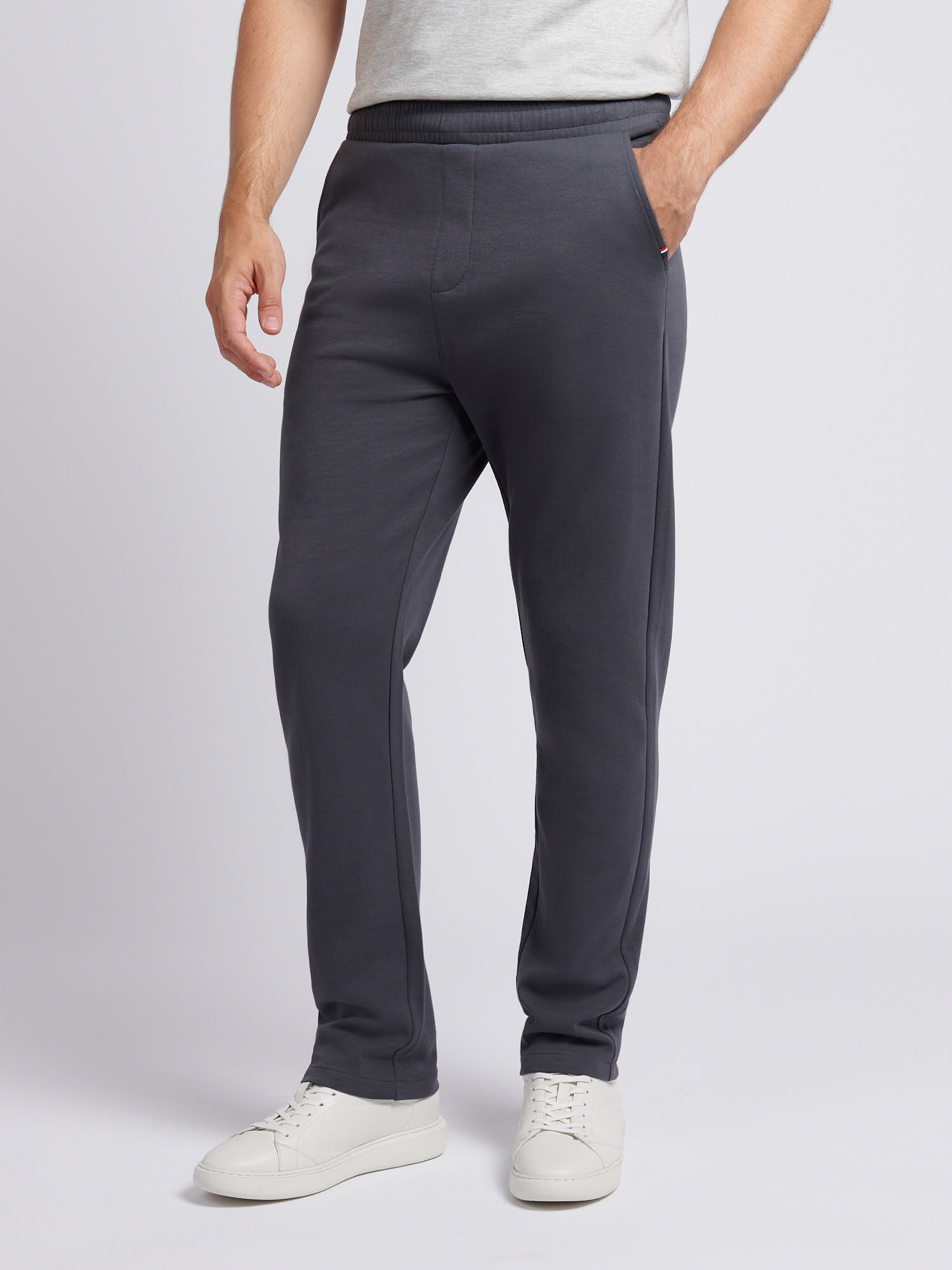 Mens Comfort Drawstring Smart Jogger in Ebony