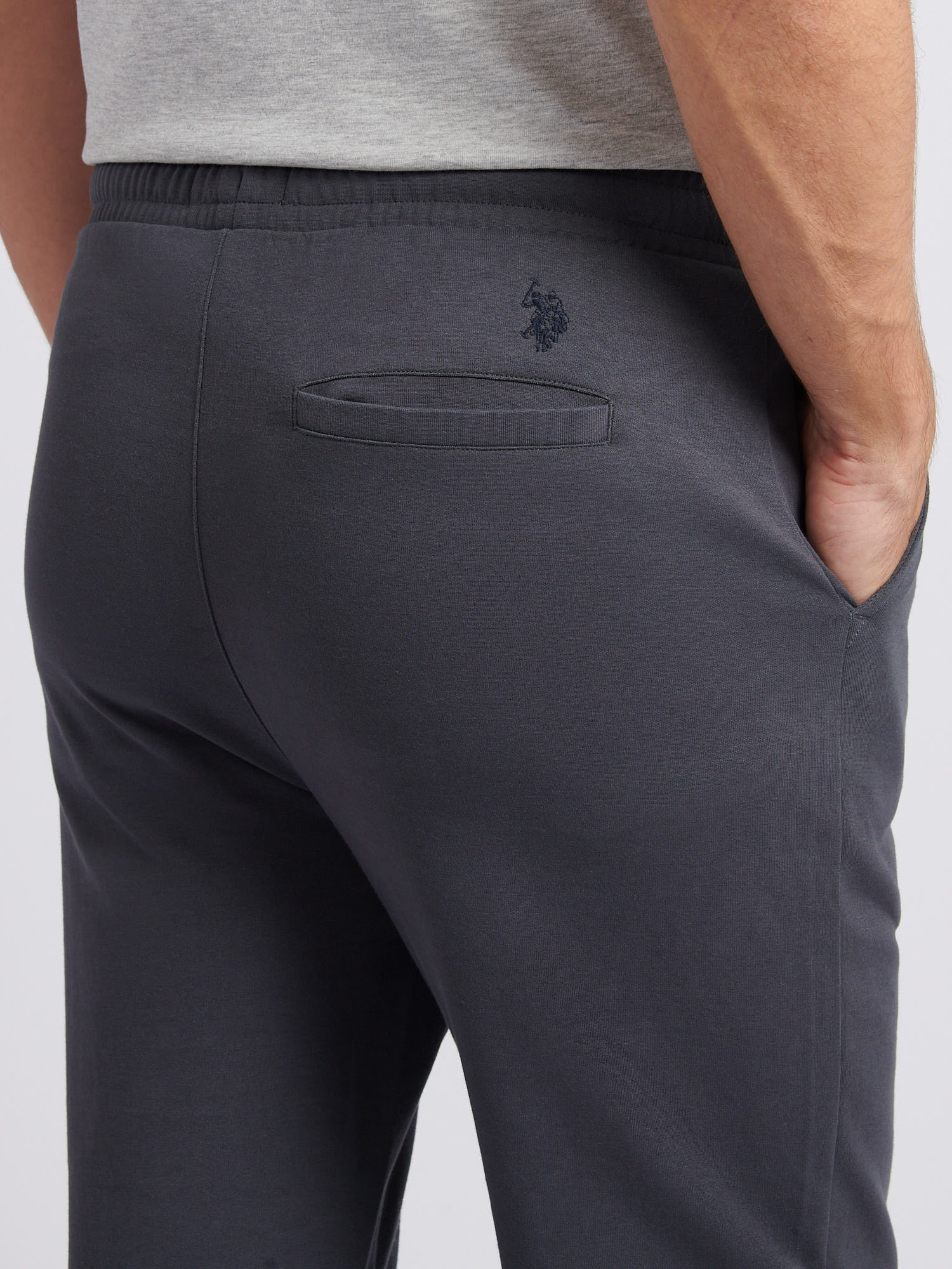 Mens Comfort Drawstring Smart Jogger in Ebony
