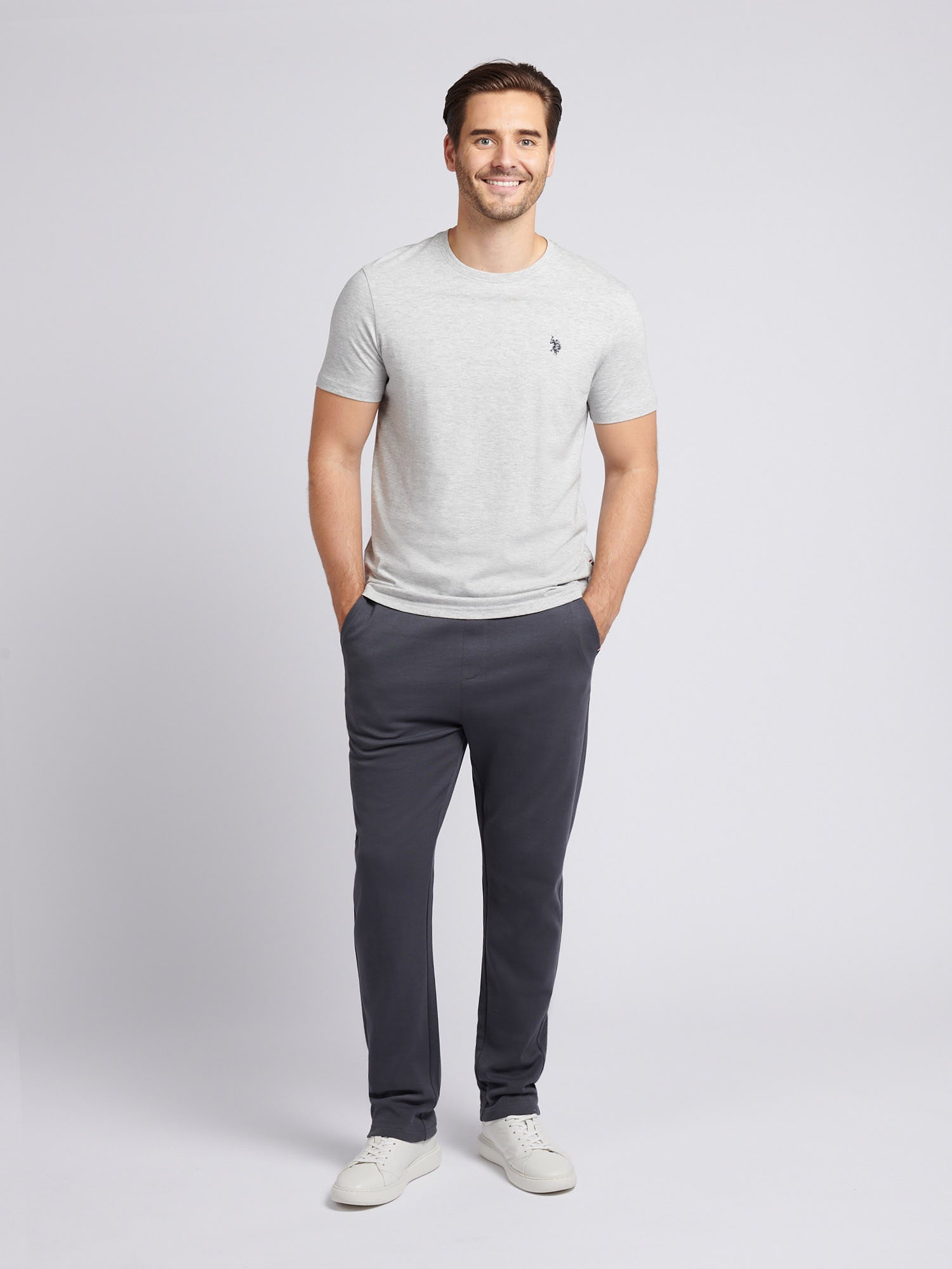 Mens Comfort Drawstring Smart Jogger in Ebony