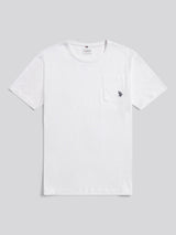 Mens Slub Pocket T-Shirt Bright White