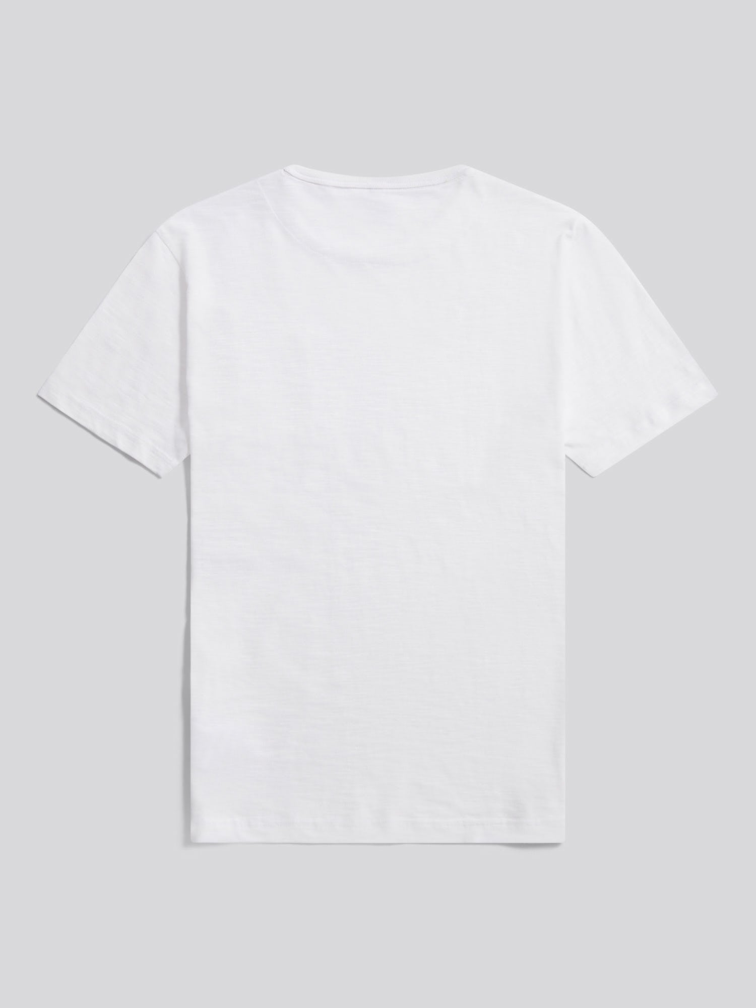Mens Slub Pocket T-Shirt Bright White