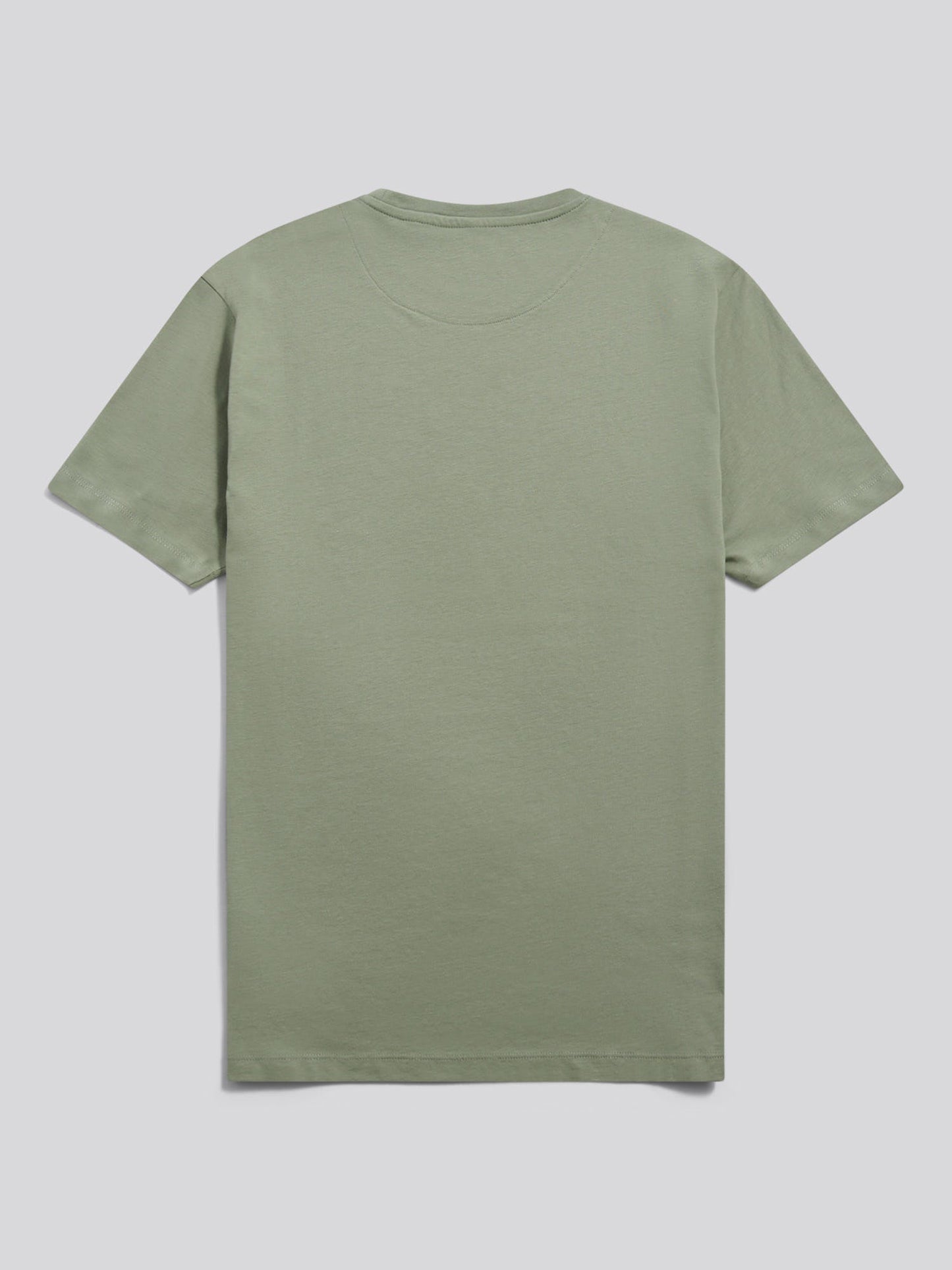 Mens Minimal Circle Print T-Shirt Sea Spray