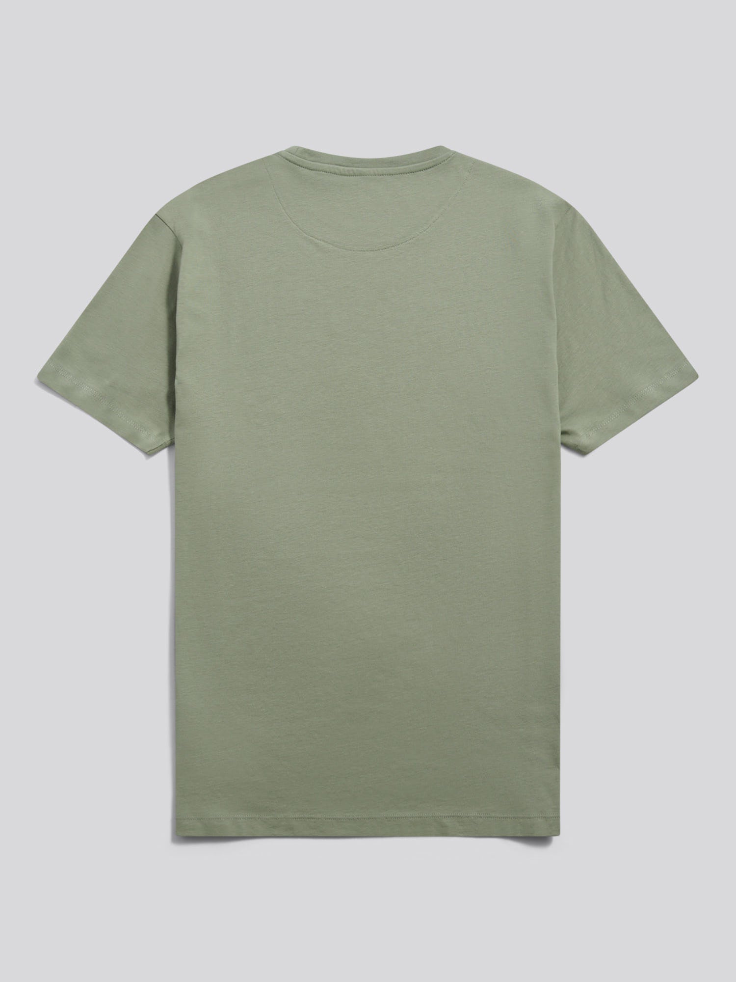 Mens Minimal Circle Print T-Shirt Sea Spray