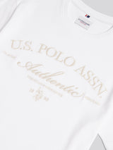 Mens Arch Script Graphic T-Shirt Bright White