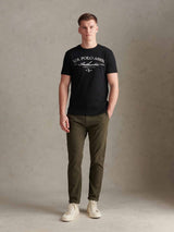 Mens Arch Script Graphic T-Shirt Black
