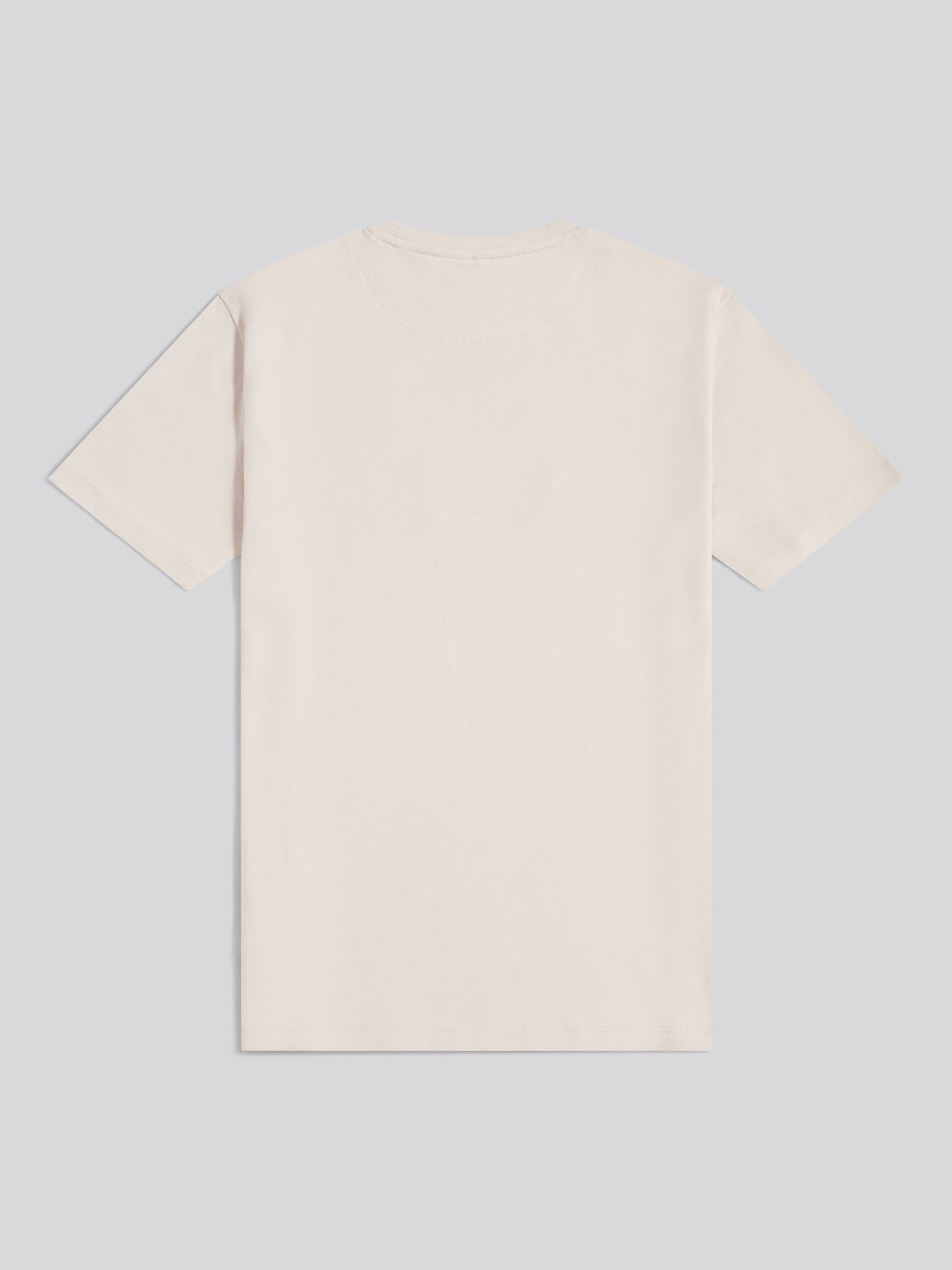 Mens Arch Script Graphic T-Shirt Beige