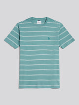Mens Terry Stripe T-Shirt Arctic