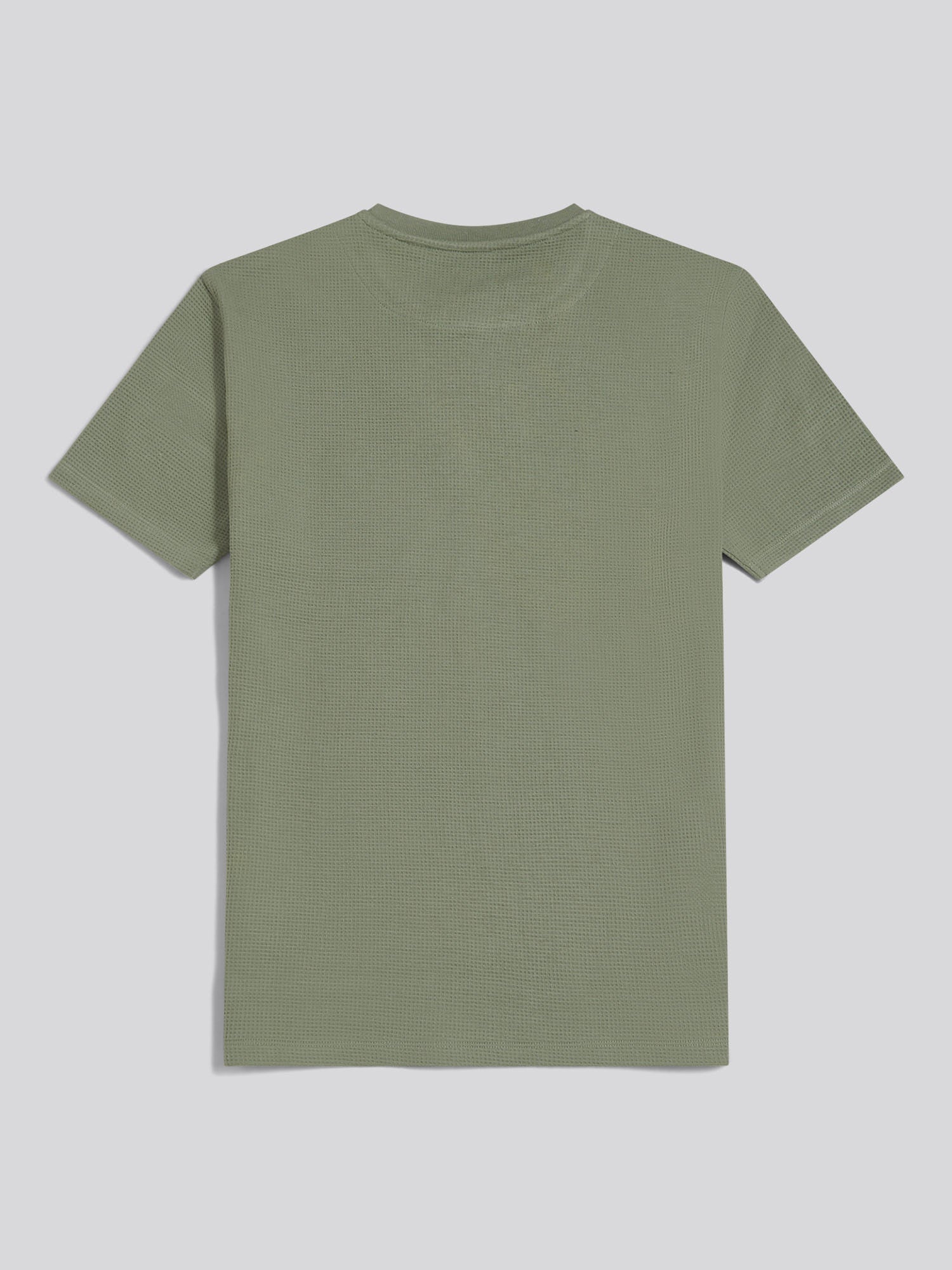 Mens Waffle Jersey T-Shirt Sea Spray