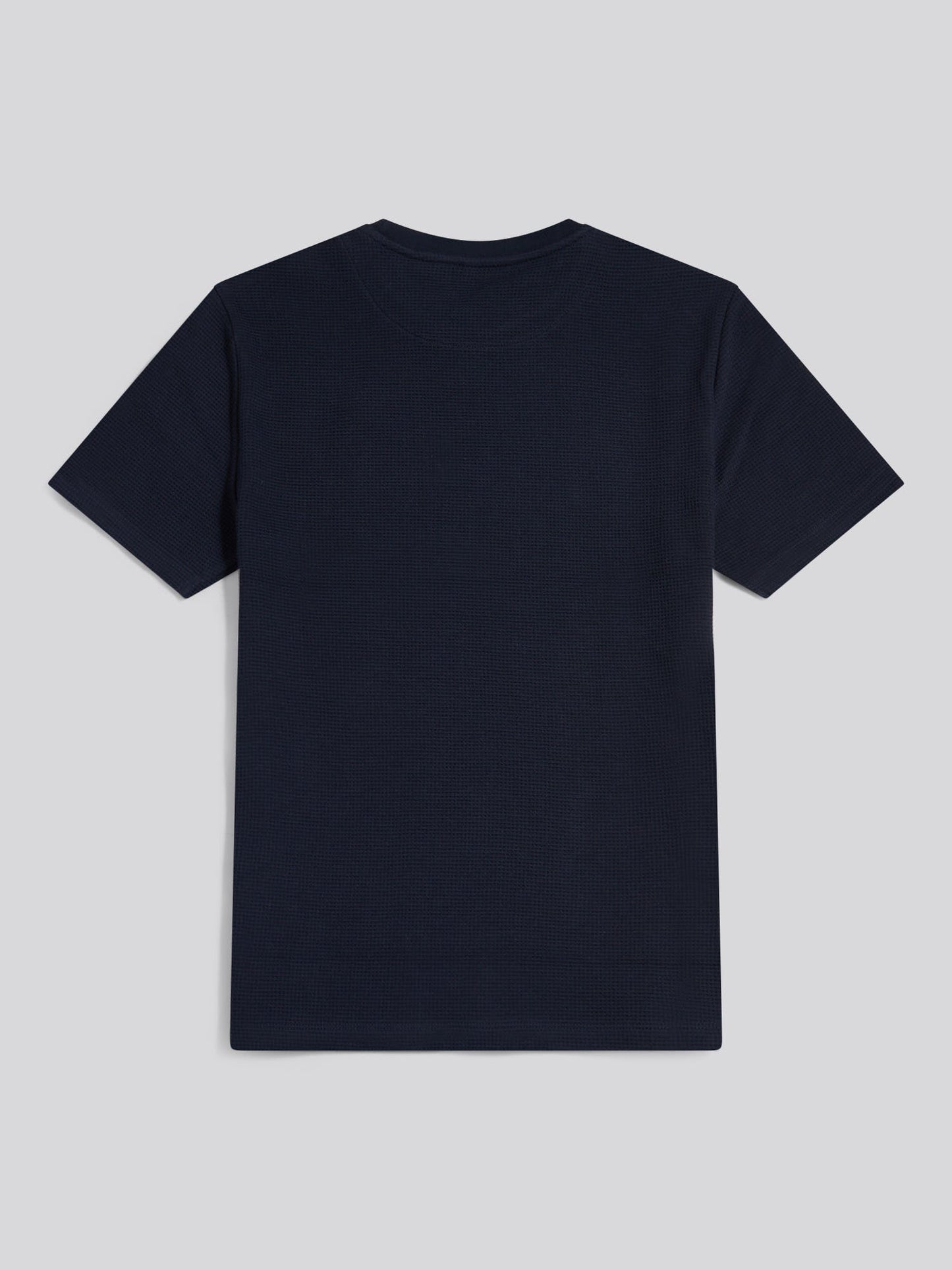 Mens Waffle Jersey T-Shirt Dark Sapphire Navy