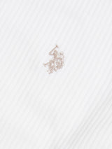 Mens Rib Texture T-Shirt Bright White