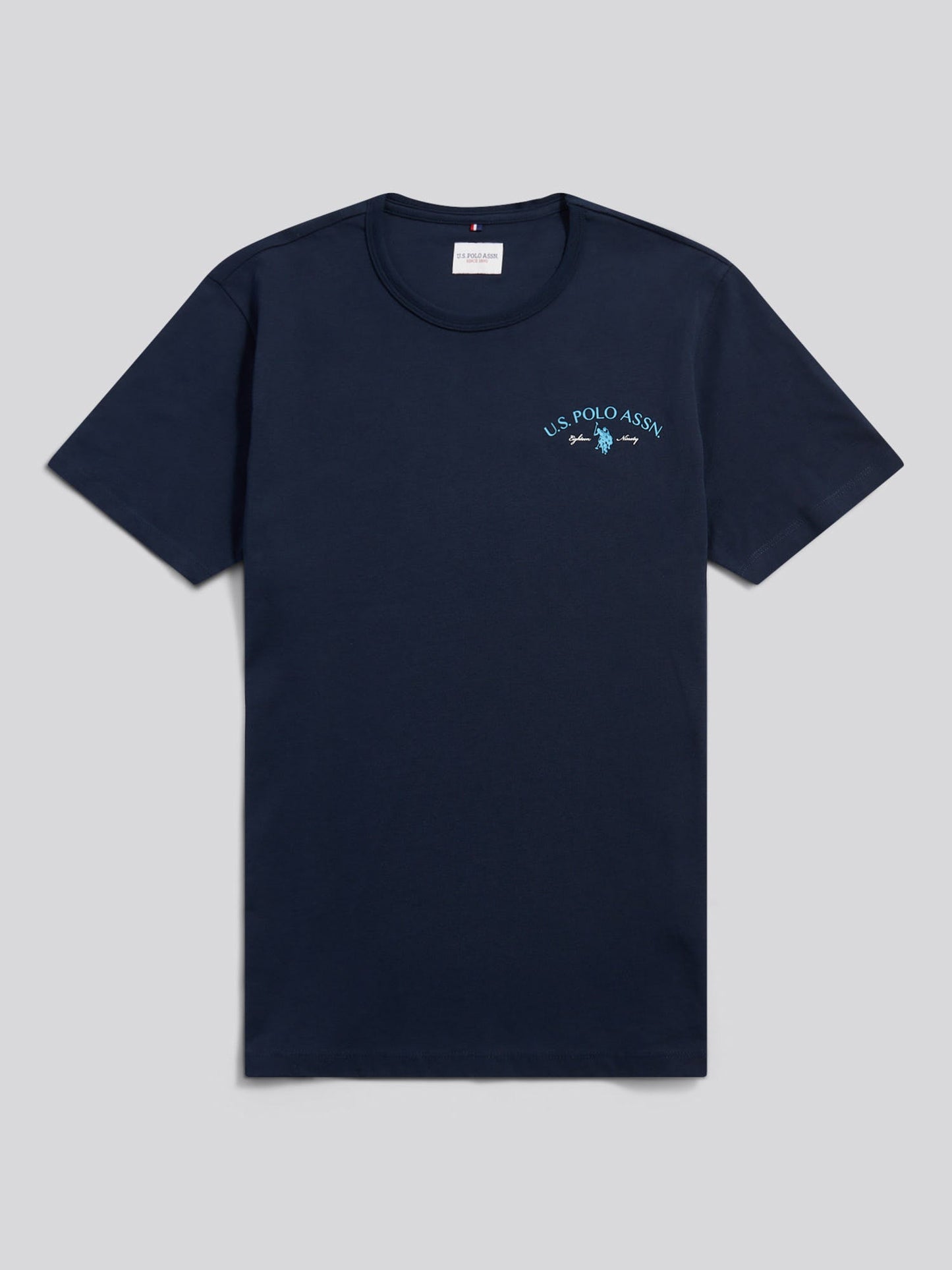 Mens Spirit Of Sport Back Graphic T-Shirt Dark Sapphire Navy