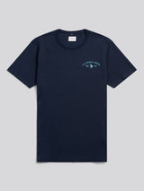 Mens Spirit Of Sport Back Graphic T-Shirt Dark Sapphire Navy
