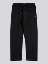 Mens Interlock Pintuck Joggers Black Bright White DHM