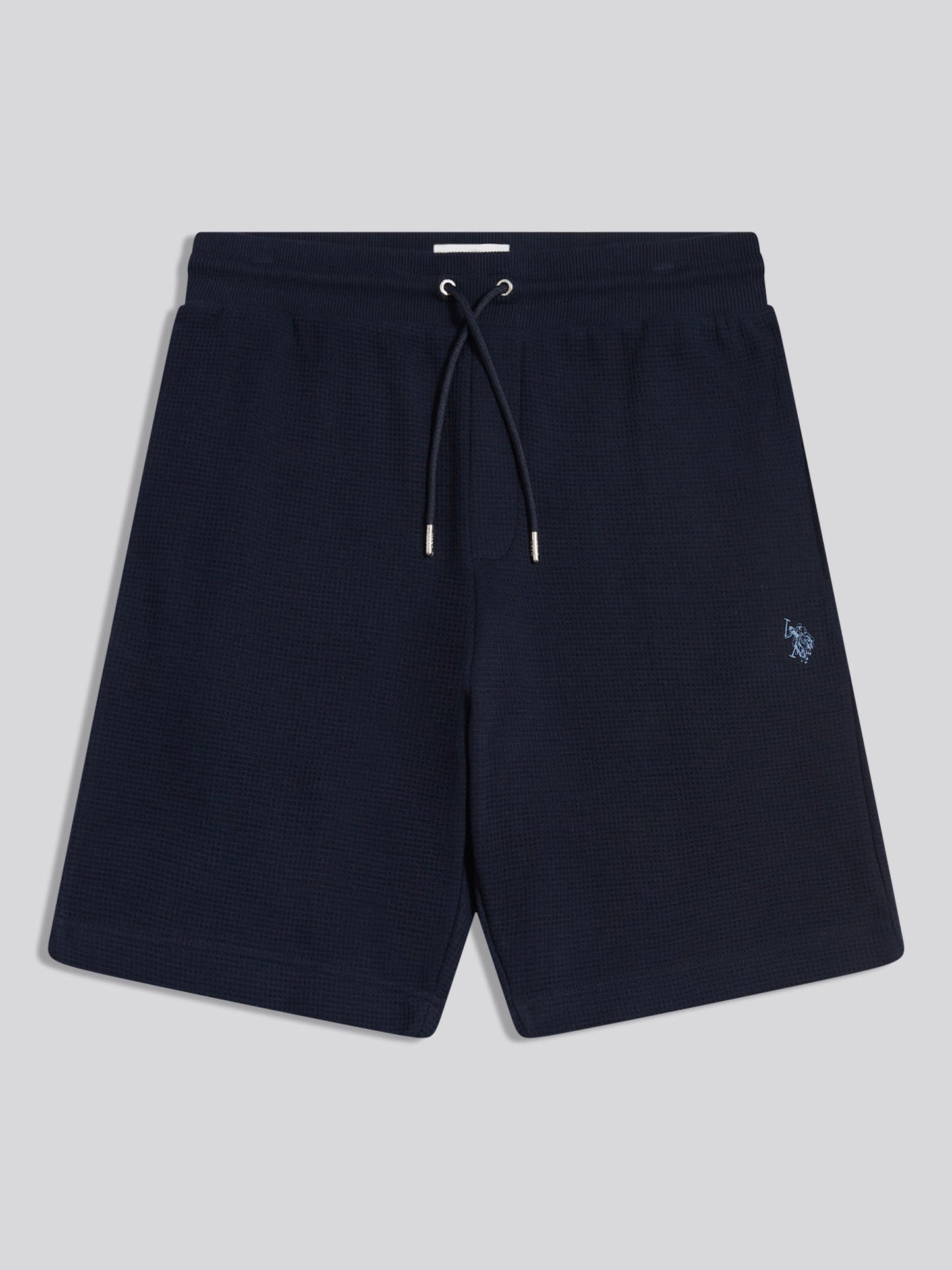 Mens Waffle Sweat Shorts Dark Sapphire Navy