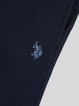 Mens Waffle Sweat Shorts Dark Sapphire Navy