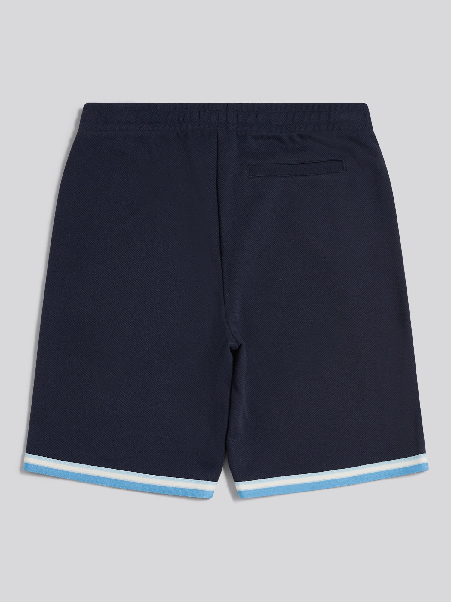 Mens Twill Taped Sweat Shorts Dark Sapphire Navy
