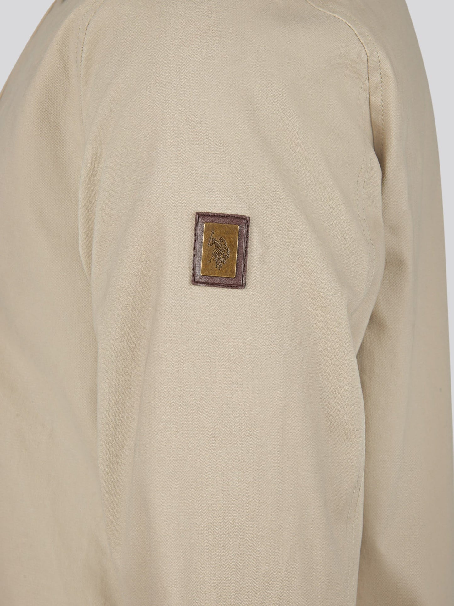 Mens Textured Collared Jacket Trench Coat