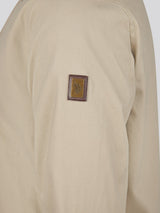 Mens Textured Collared Jacket Trench Coat