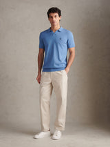 Mens Pleat Front Lightweight Chino Trousers Beige