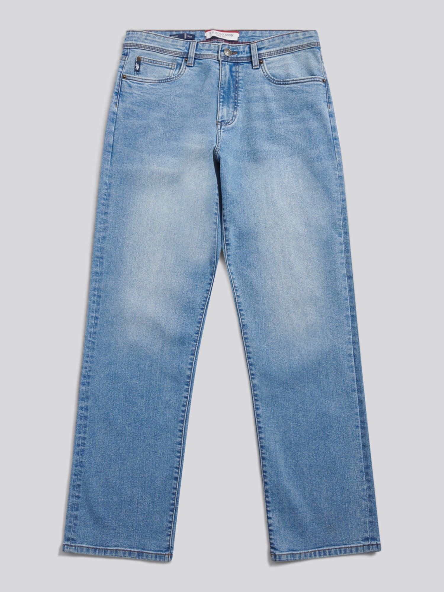 Mens Relaxed Fit Jean Blue Wash