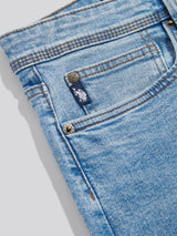 Mens Relaxed Fit Jean Blue Wash