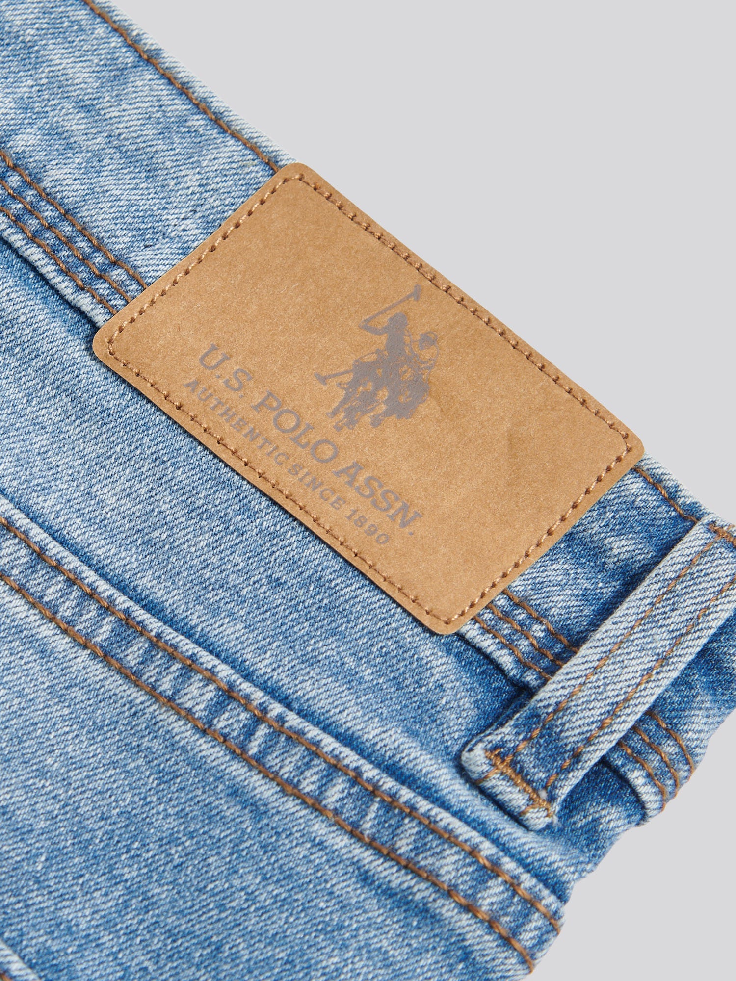 Mens Relaxed Fit Jean Blue Wash