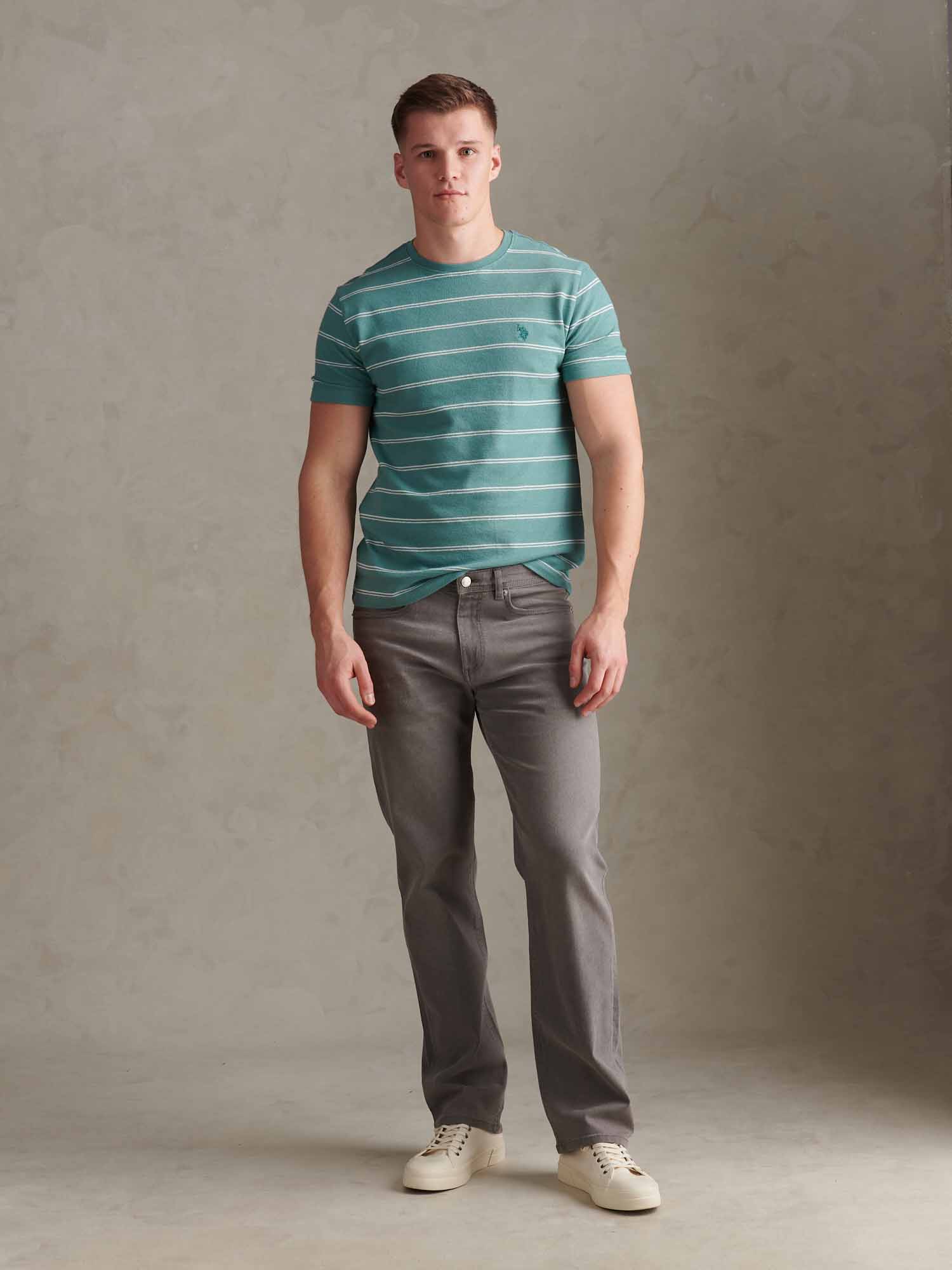 Mens Relaxed Fit Jean Grey Wash