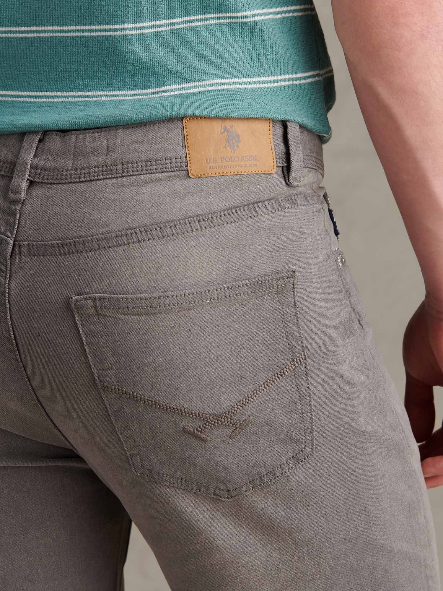 Mens Relaxed Fit Jean Grey Wash