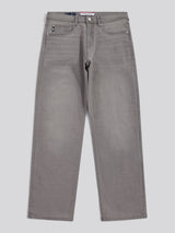 Mens Relaxed Fit Jean Grey Wash