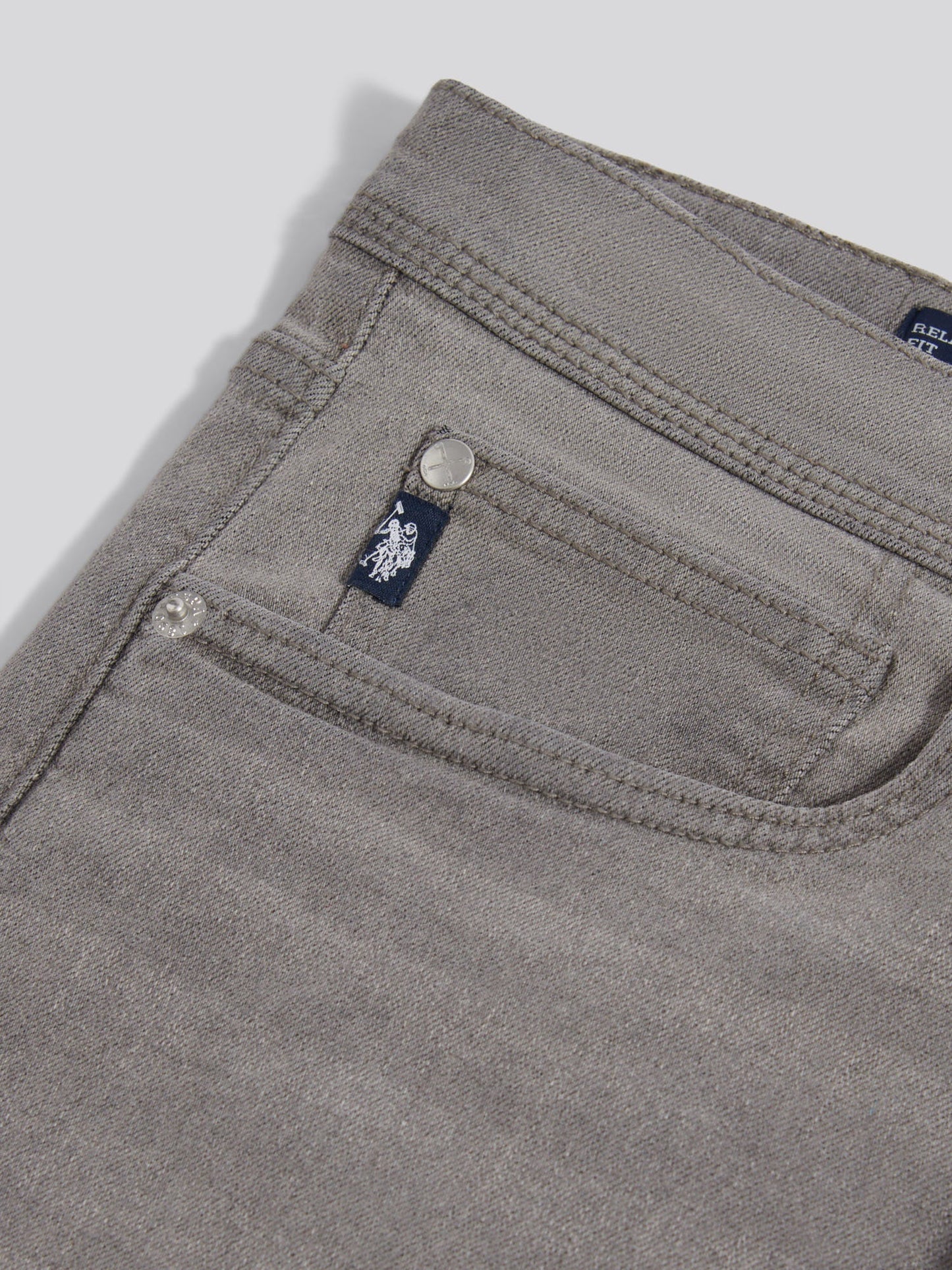Mens Relaxed Fit Jean Grey Wash
