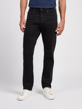 Mens Straight Fit Jean Black Wash