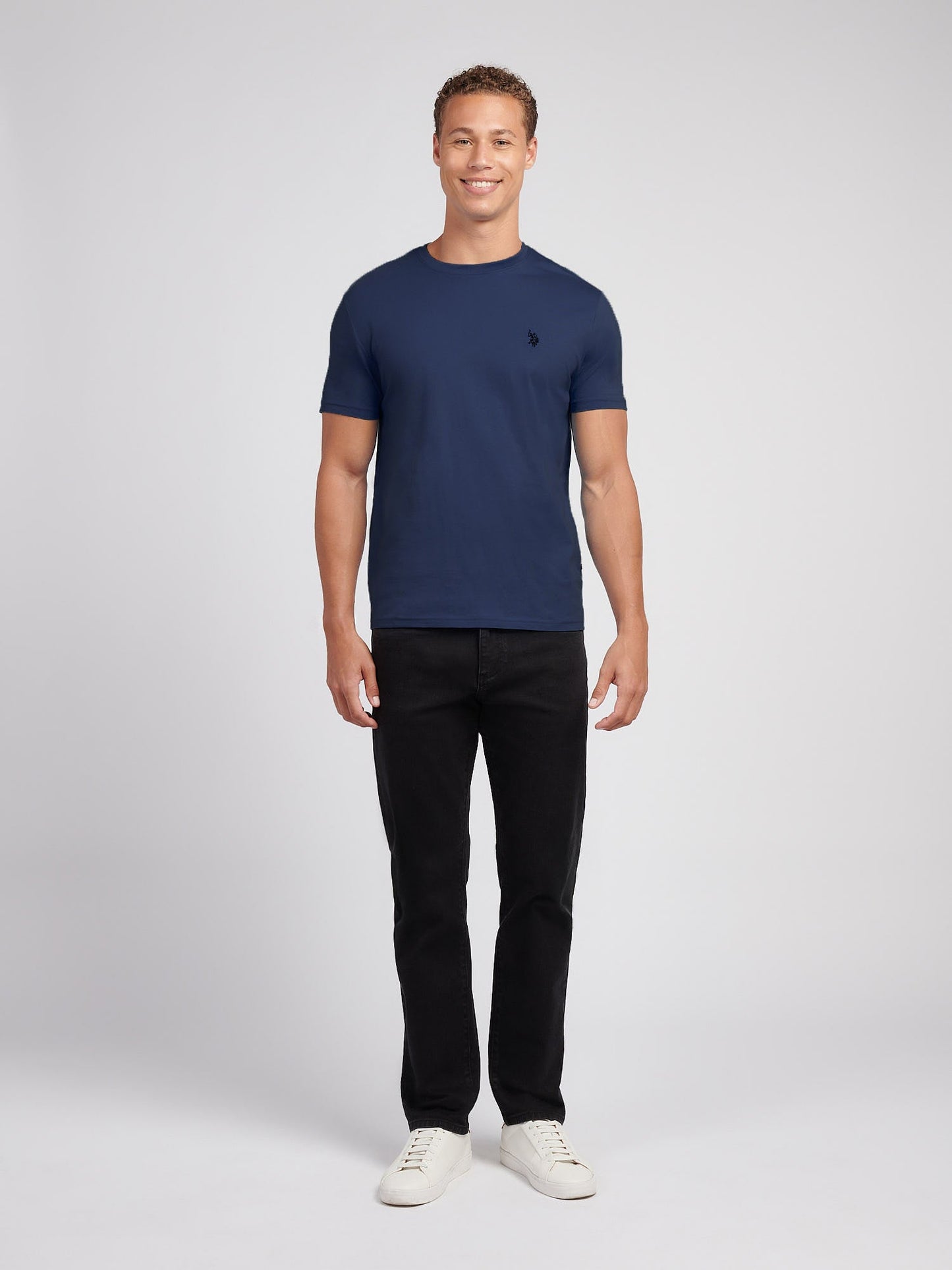 Mens Straight Fit Jean Black Wash