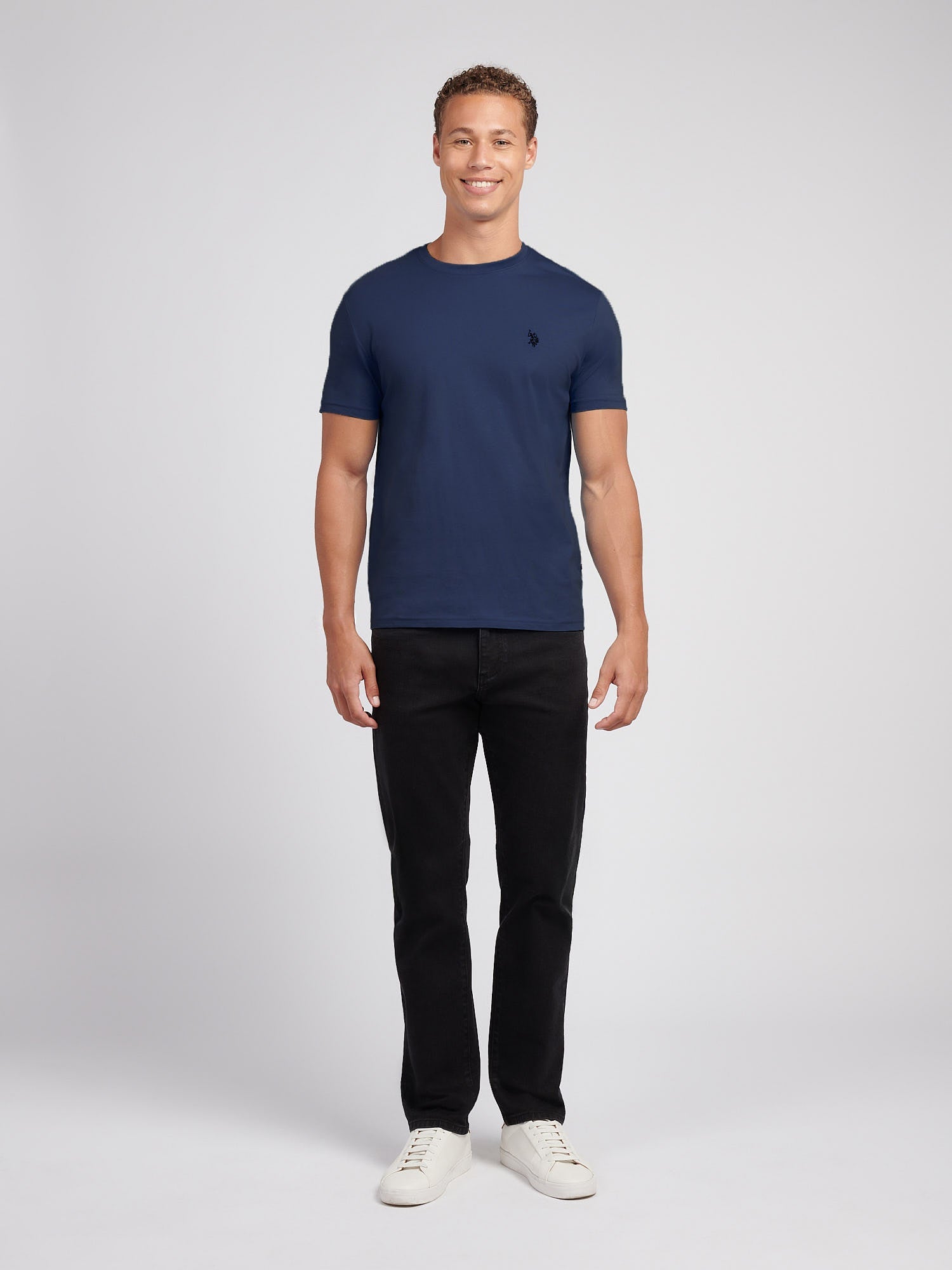 Mens Straight Fit Jean Black Wash